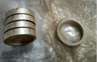 Tubuler Piezoelektrik Seramik pzt5 iç ve dış gümüş yüzeyi -7mm kalınlığı