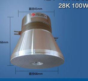 Yüksek Güçlü Seramik Ultrasonik Temizleme Dönüştürücü 100W 28K CE Onayı