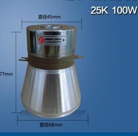 Paslanmaz Çelik Piezoelektrik Ultrasonik Dönüştürücü Sensörü 100W 25K