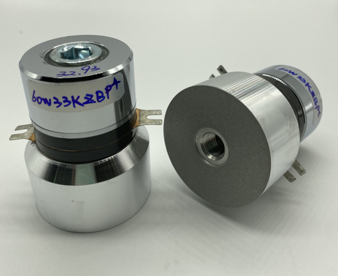 ROSH Temizleme 60w 33khz Piezoelektrik Eleman Temizleyici Sensör İçin Ultrason Dönüştürücü