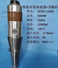 15K 4200w Yüksek Güçlü Ultrasonik Dönüştürücü Suya Dayanıklı Ultrasonik Dönüştürücü