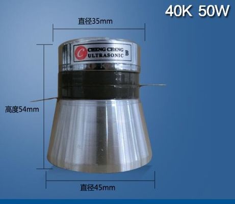 Temizleme Tankı İçin 50W 40K Piezoelektrik Ultrasonik Dönüştürücü