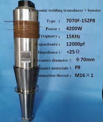 Kaynak 4200w 15k Piezoelektrik Ultrasonik Dönüştürücü